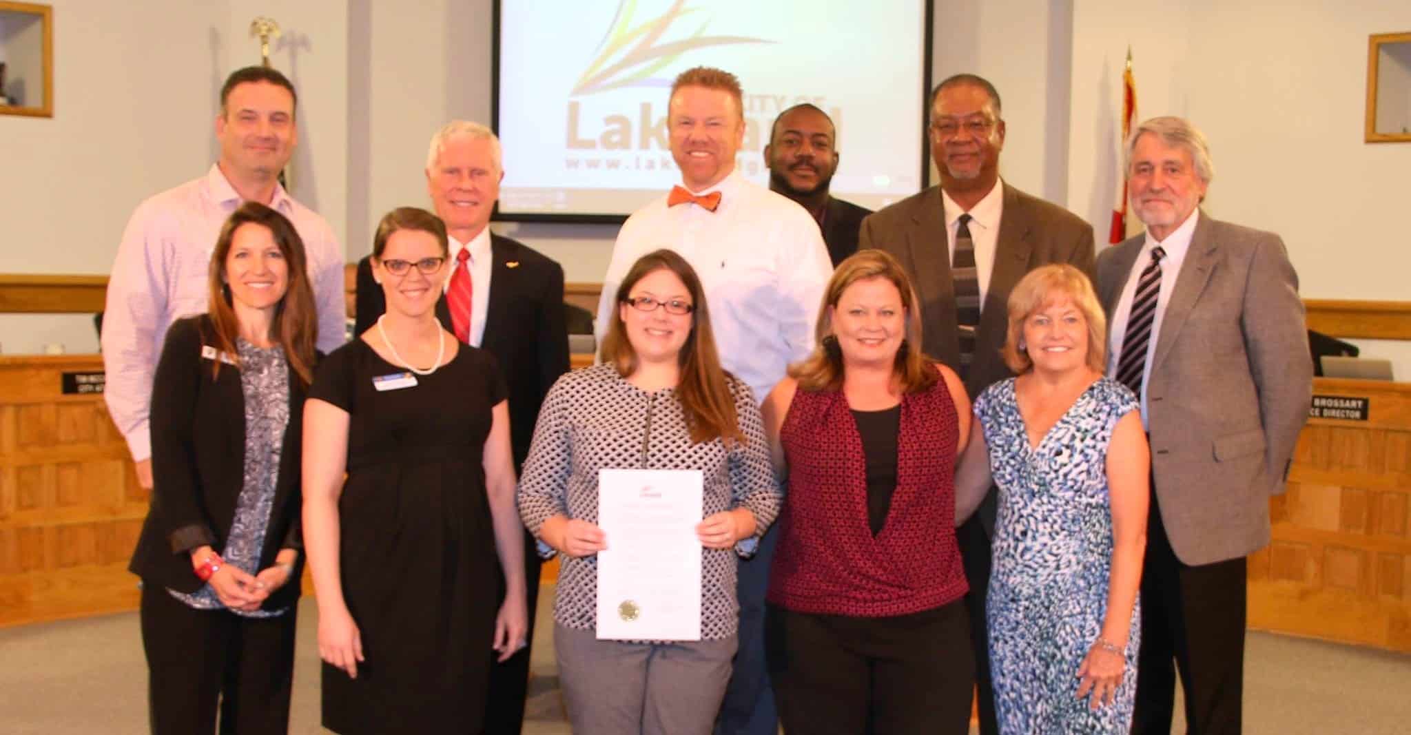 The Lakeland Campus Participates in the City Commission’s Proclamation Ceremony