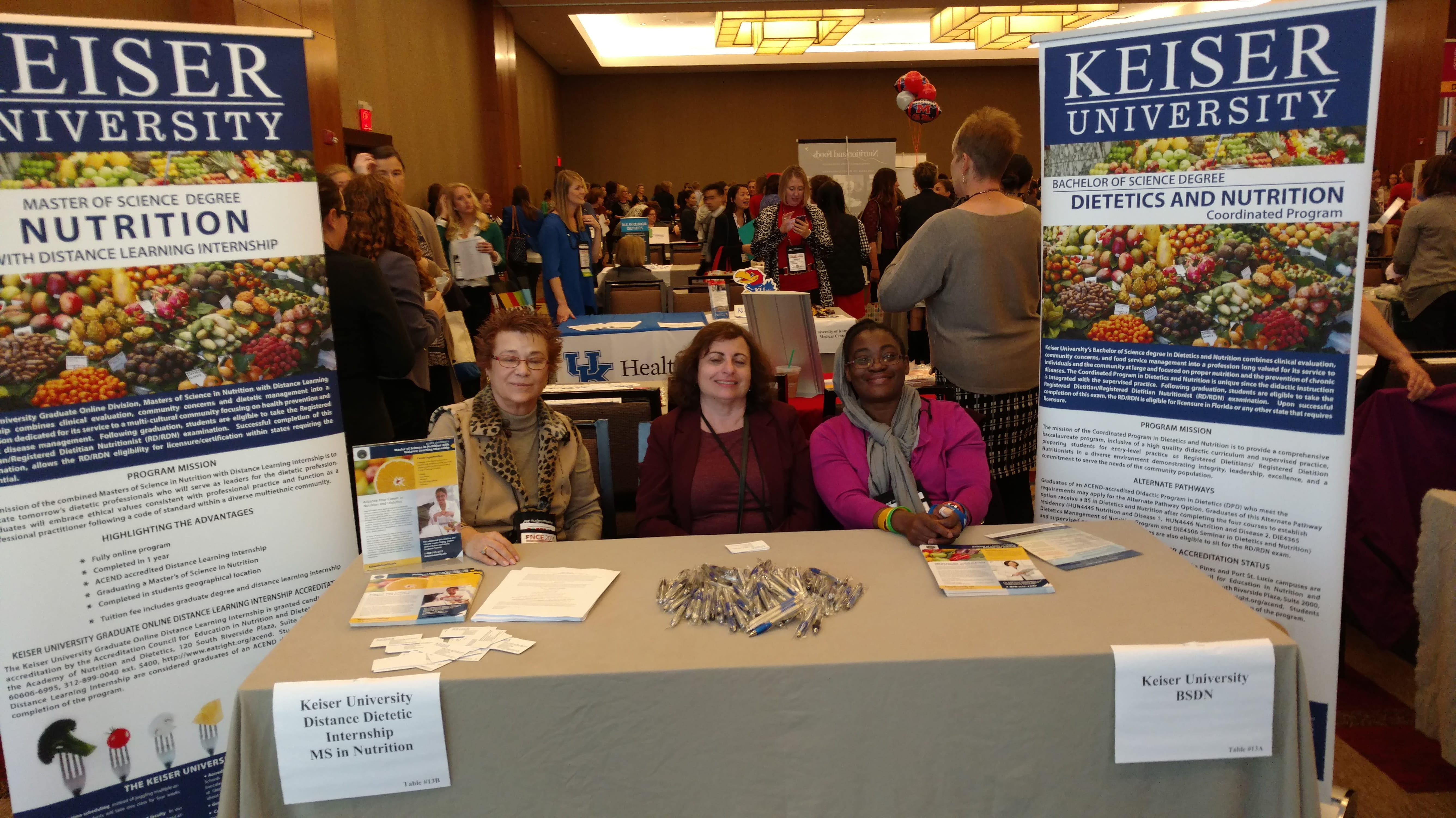 Keiser University is Represented at The Food and Nutrition Conference and Expo
