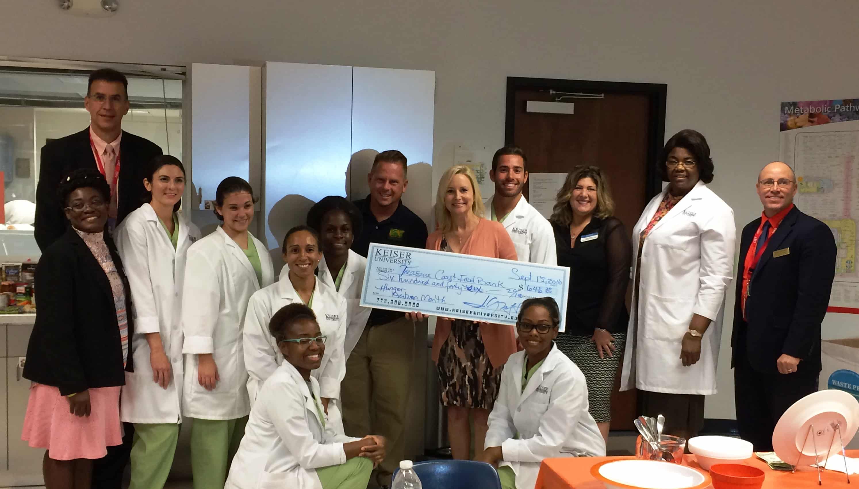 Port St. Lucie Dietetics and Nutrition Students Help Fight Hunger