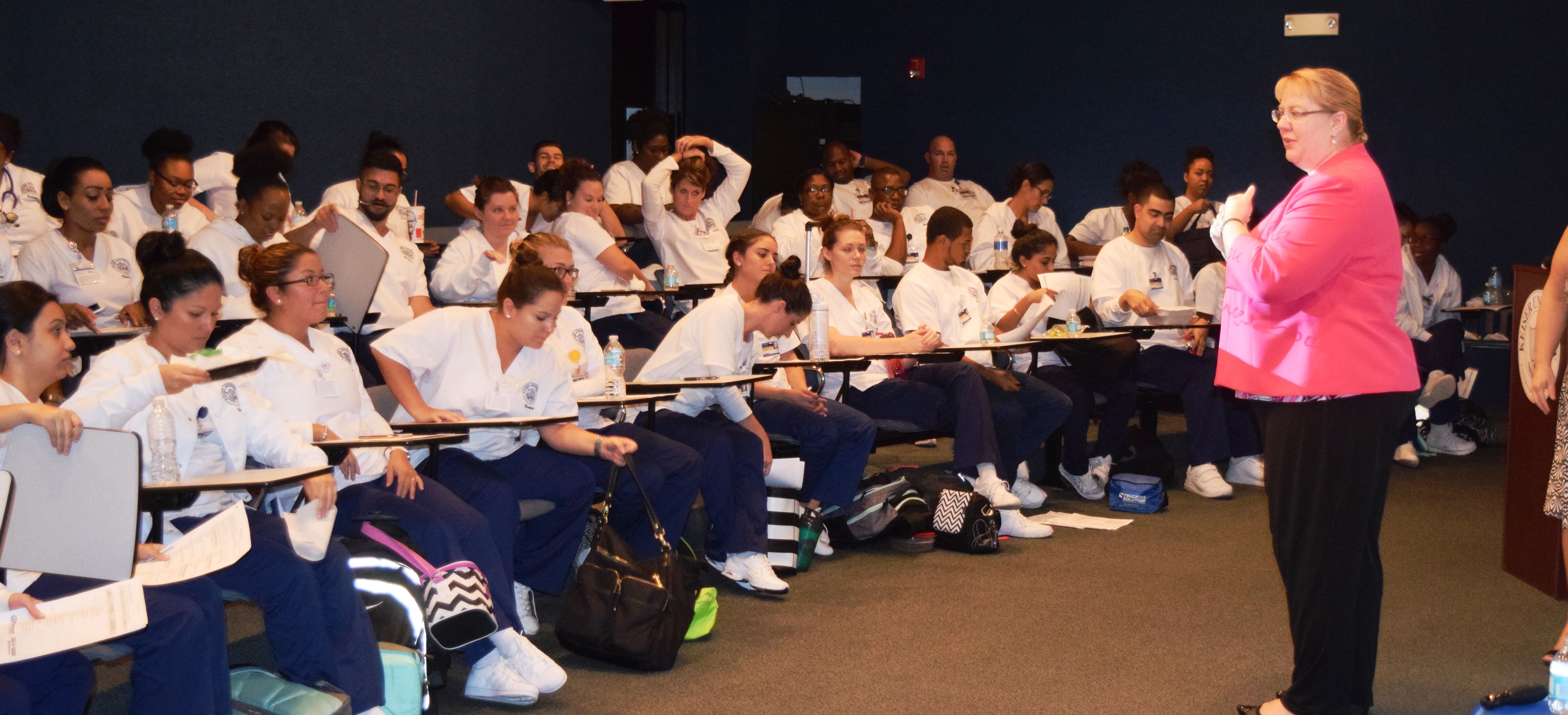 Nursing Students at Ft. Lauderdale Campus Visited by a Representative of Broward Health Medical Center