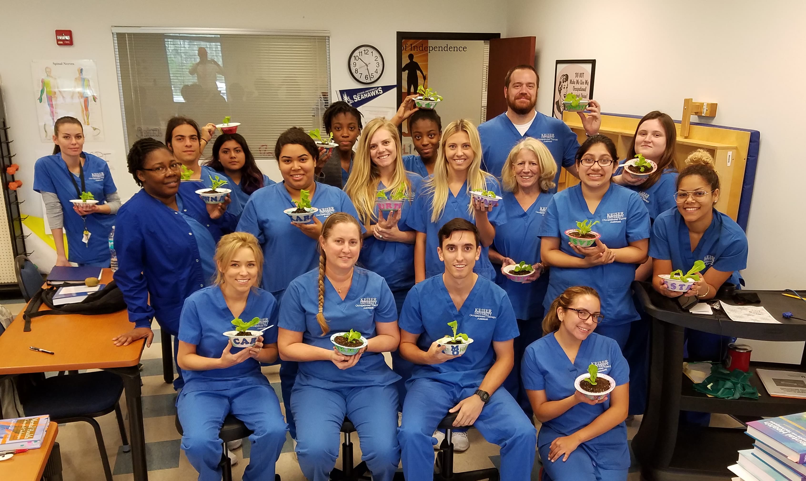 Fort Myers Occupational Therapy Assistant Class Plants Seeds for Success – Literally 