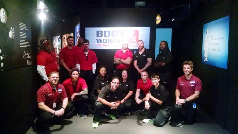 Jacksonville Sports Medicine Program Visits Body Worlds Rx Exhibit