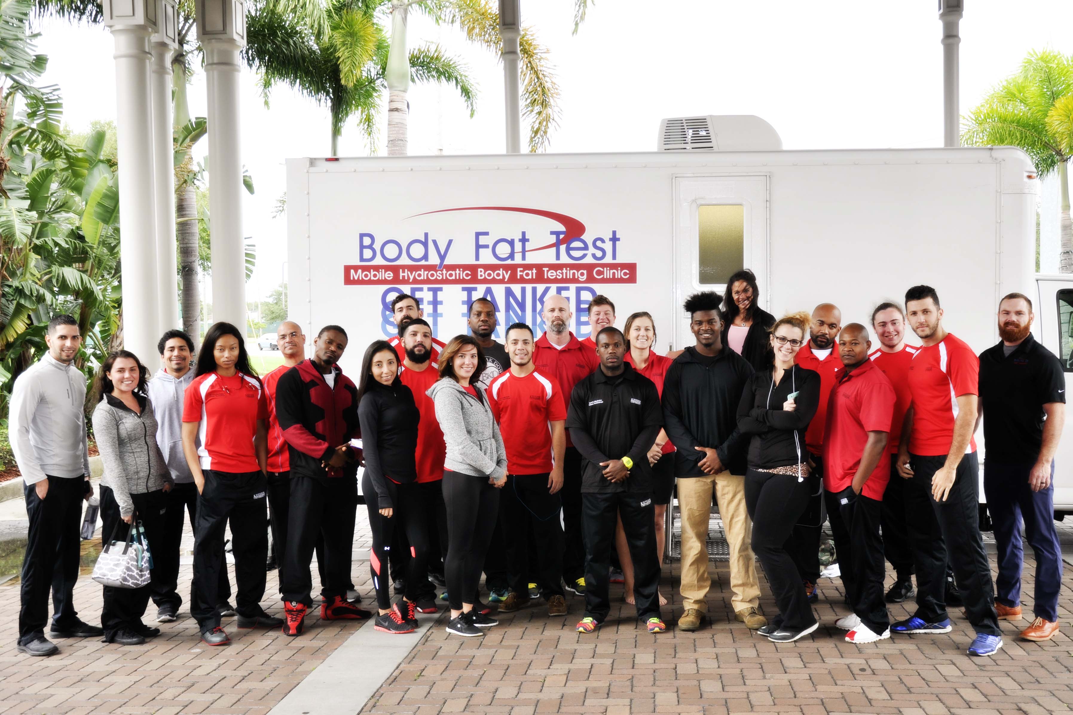 SMFT Students in Tampa Learn How to do Body Fat Testing