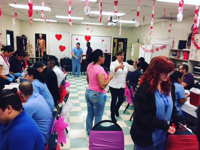 Medical Assistants at the Orlando Campus Hold a Health Fair