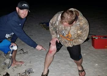 Shark Hunters Jan 2017 4 - Keiser University Fort Myers And "shark Hookers" Team Up For Night Of Shark Tagging - Seahawk Nation