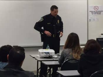 Cj Jan 2017 3 - The Orlando Campus Hosts A Guest Speaker From The Altamonte Springs Police Department - Seahawk Nation