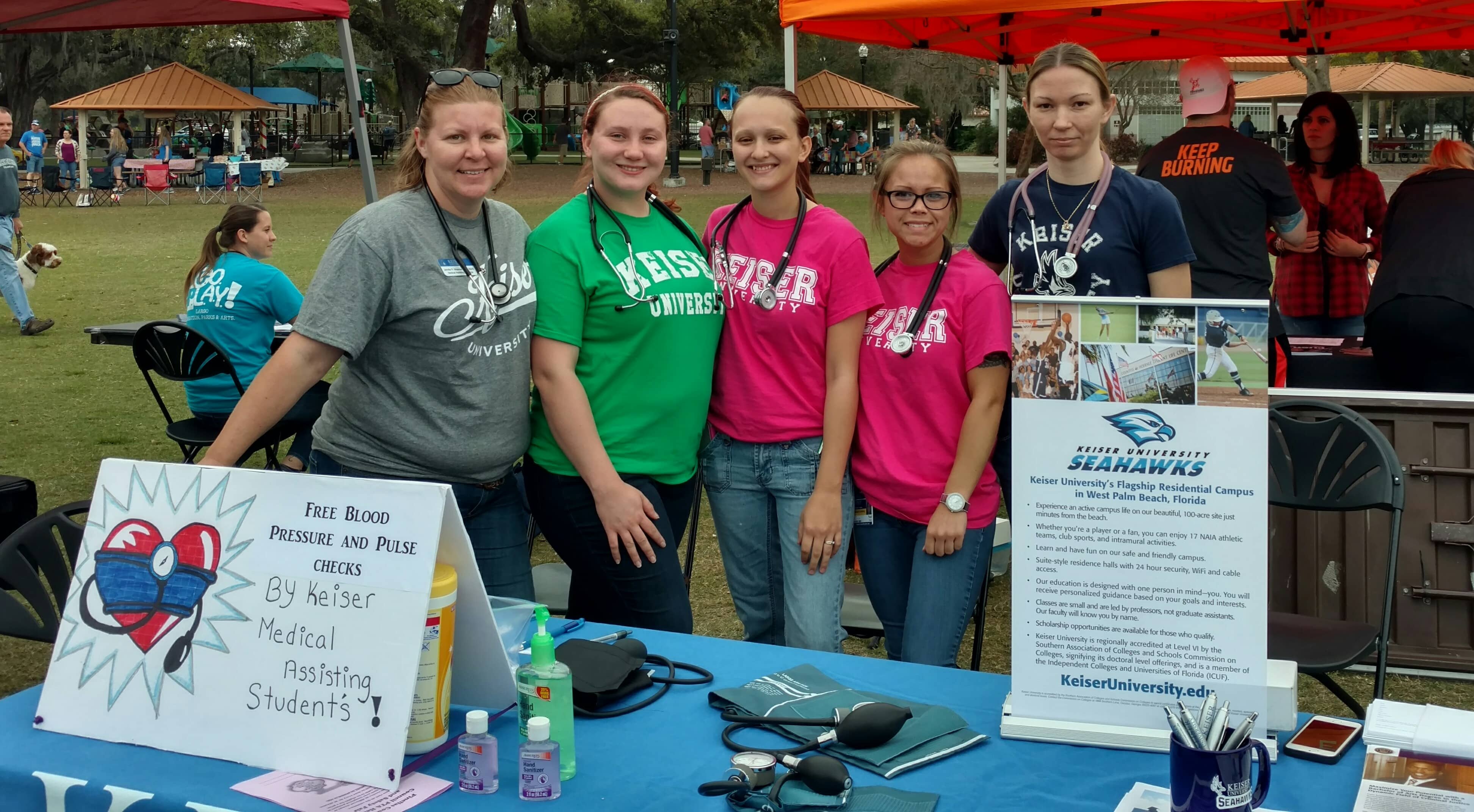 Medical Assisting Students Attend Health and Safety Association Fair