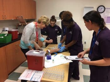 Ma Phlebotomy Feb 2017 1 - Medical Assisting Students Study Phlebotomy - Academics