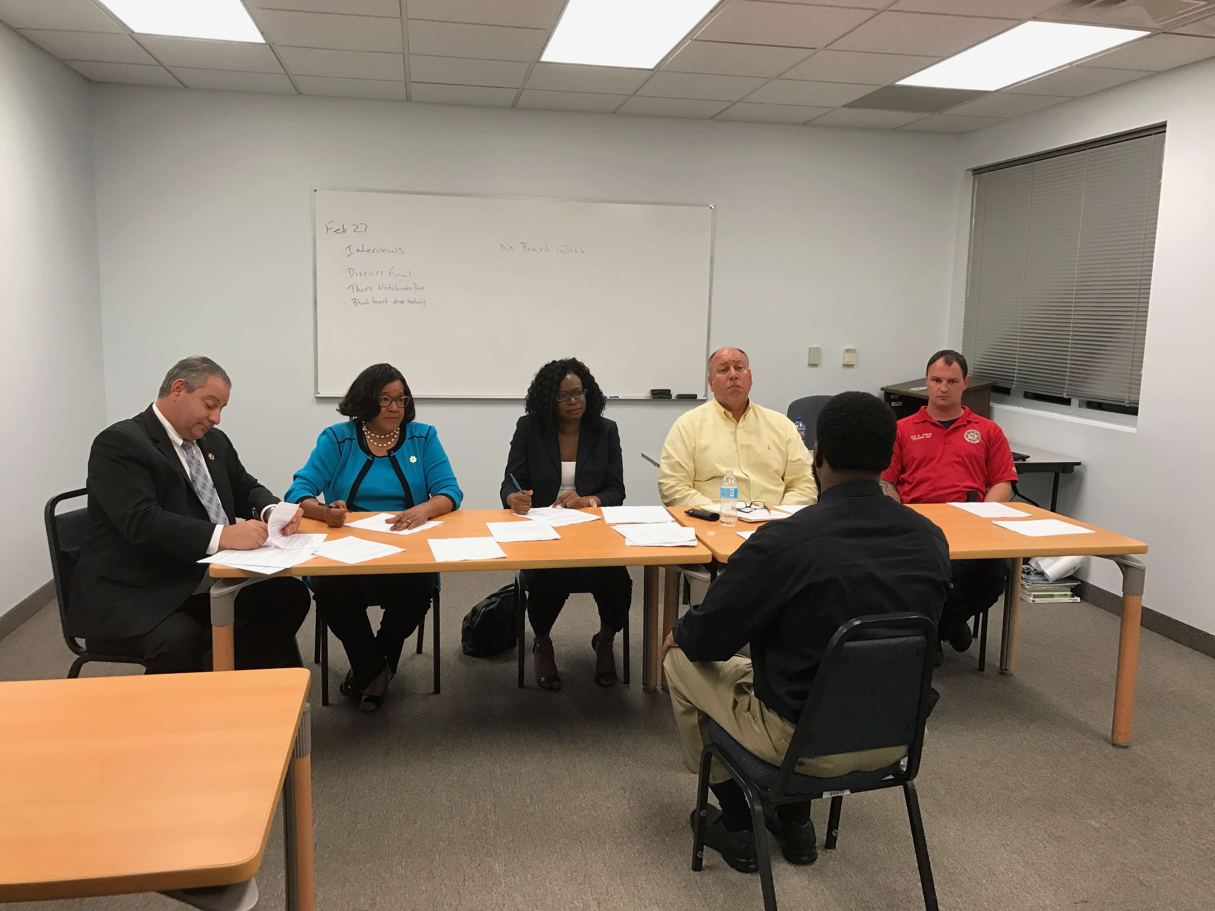 Criminal Justice Student’s Experience Mock Panel Interview
