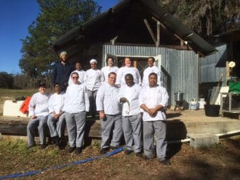 Ku Tlh Orchard Pond Organics March 2017 4 - Tallahassee Culinary Students Visit Orchard Pond Organics - Academics