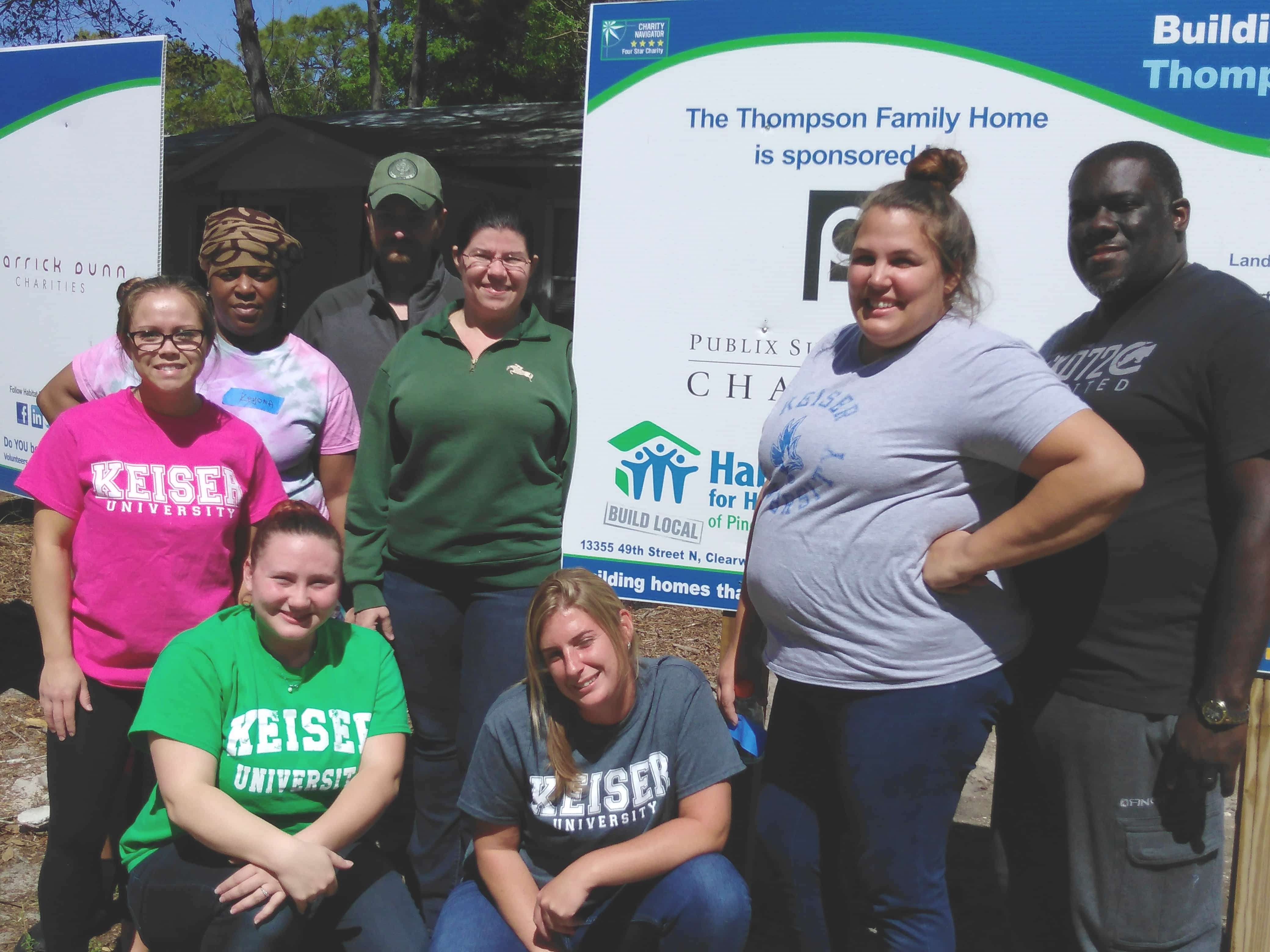 Clearwater SGA Students Work with Habitat for Humanity