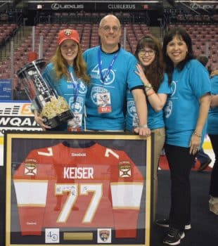 Alumni Panthers Game April 2017 Gary Markowitz 2 - Keiser University 40th Anniversary Evening With The Florida Panthers - Seahawk Nation