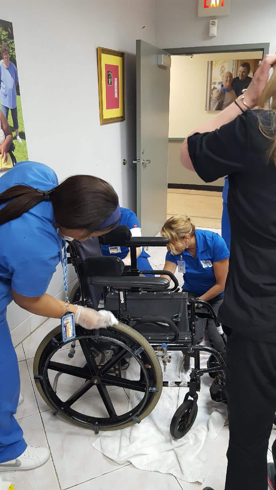 OTA wheelchair repair April 2017 (2) Keiser University