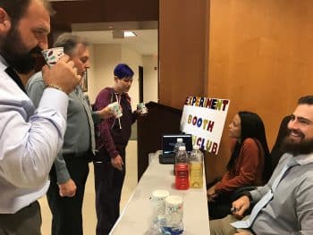 Psy Club Experiment Booth April 2017 - Psychology Made Fun In Miami - Academics