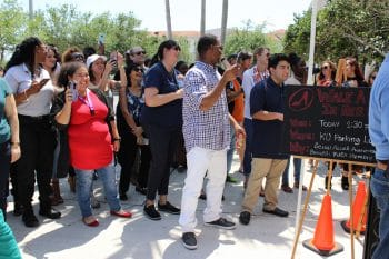Walk In Her Shoes April 2017 8 - West Palm Beach Campus Hosted A "walk A Mile In Her Shoes" Event - Community News