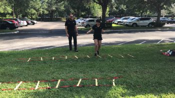 Smft Agility Drills May 2017 1 - Sarasota Smft Students Practice Agility Drills - Academics