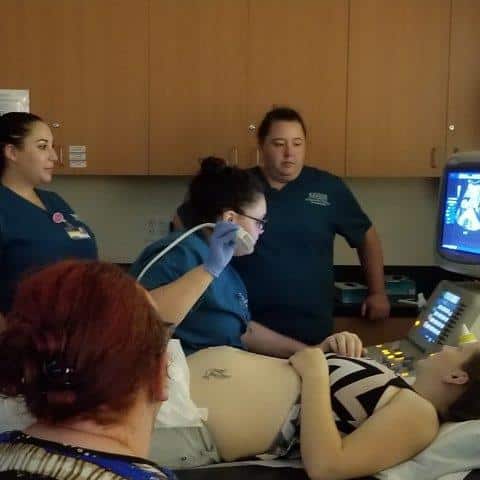 New Port Richey Students Perform Obstetric Ultrasounds