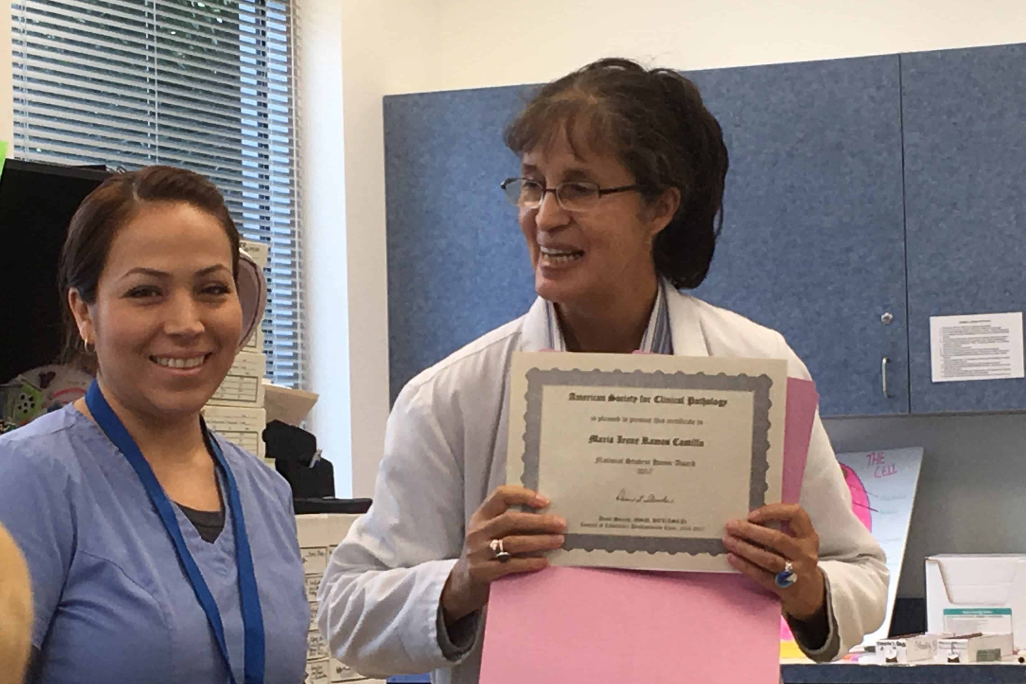 Pembroke Pines Histotechnology Student Receives Honor Award