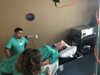 Radiation Therapy June 2017 1 - Radiation Therapy Students Work In Simulation Lab - Academics