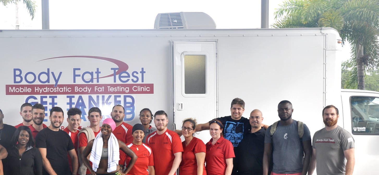 Tampa SMFT Students are Visited by Mobile Hydrostatic Body Fat Testing Clinic