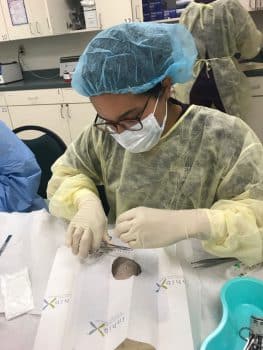 Ma Sutures July 2017 4 - Medical Assisting Students Learn How To Perform Sutures - Academics