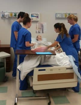 Ota Lab July 2017 2 - Tampa Ota Students Collaborate With Nursing - Academics