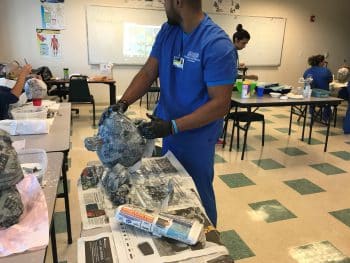 Ota Paper Mache July 2017 1 - Ota Students In Miami Work With Paper Mache - Academics
