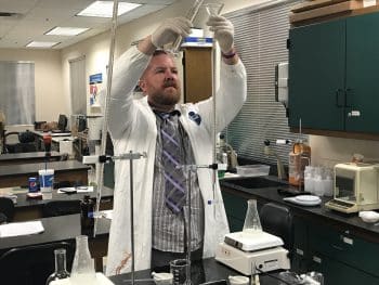Chemistry July 2017 2 - Chemistry Students Perform An Experiment With Antacid - Academics