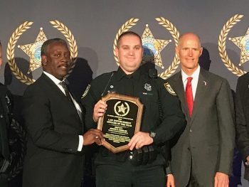 Justin Ferrari Vcso Aug 2017 - Keiser University Graduate Named 2017 Law Enforcement Officer Of The Year - Seahawk Nation