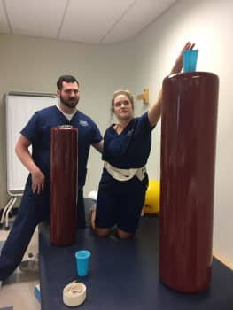 Pta Aug 2017 5 - Pta Students In Jacksonville Work On Rehab Skills - Academics