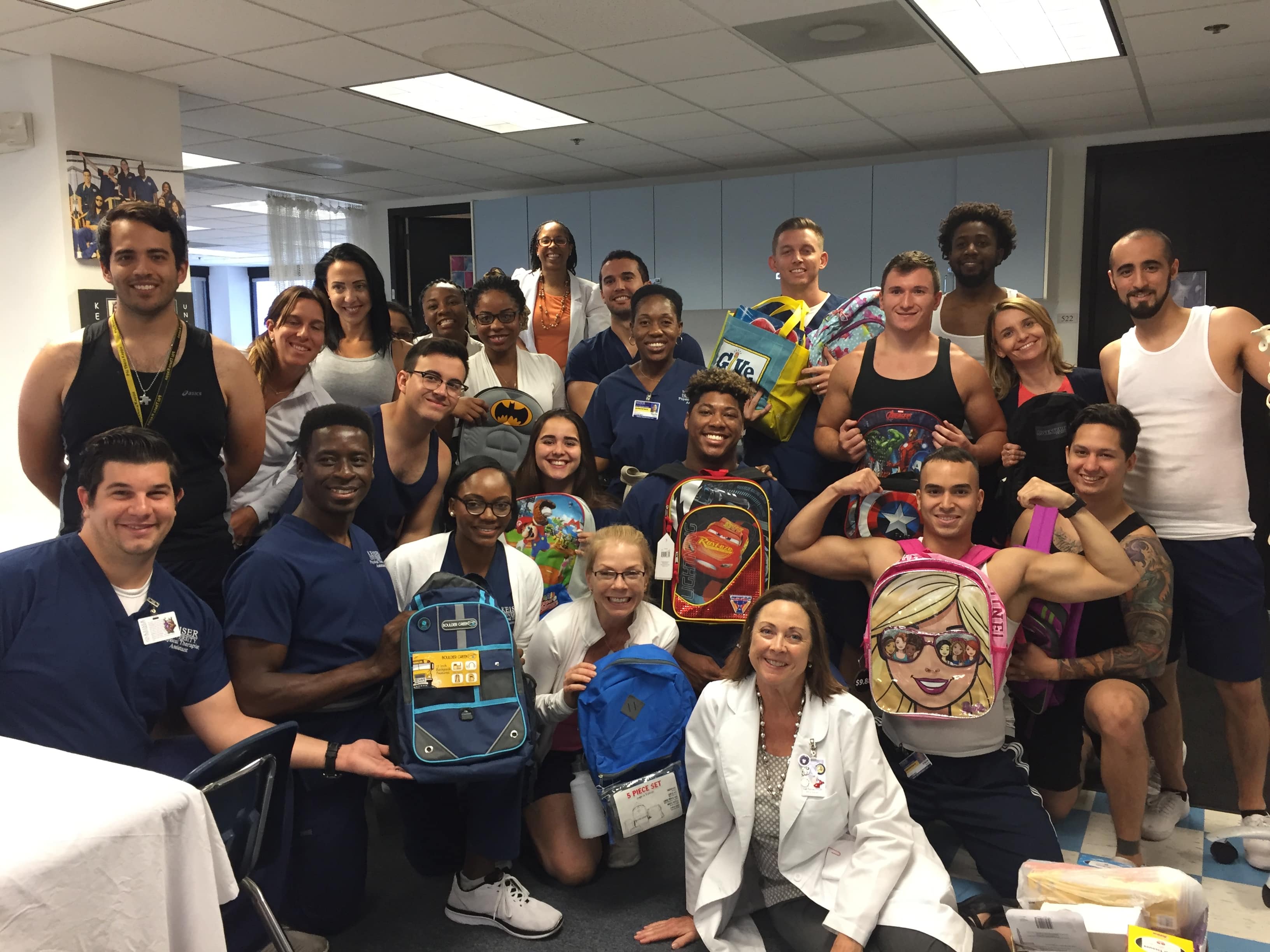 PTA Students at Ft. Lauderdale Campus Hold a Back-to-School Supply Drive