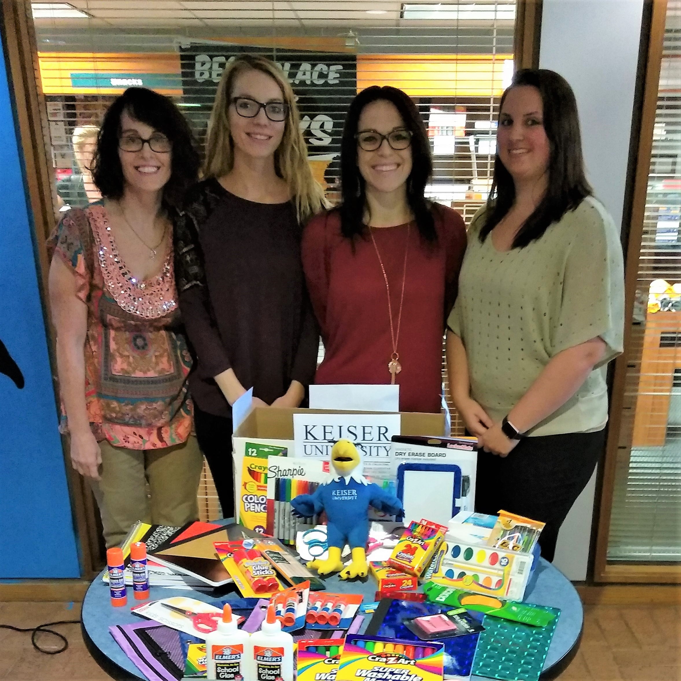 Clearwater SGA Donates School Supplies