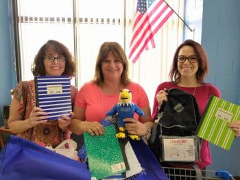 Sga Donations Aug 2017 2 - Clearwater Sga Donates School Supplies - Community News