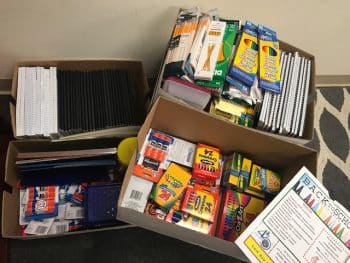 Back To School Donations Vma Aug 2017 1 - The Sarasota Campus Donates School Supplies To Visible Men Academy - Community News