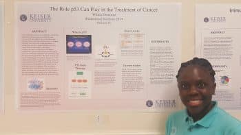 Biomedical Sciences Posters Aug 2017 5 - Orlando Biomedical Sciences Students Make Presentations - Academics