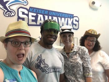 Crazy Hat Aug 2017 4 - Lakeland Tips Their Hat To School Spirit - Seahawk Nation