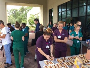 Orientation Aug 2017 3 - Daytona Holds A Portico Party For Start Of Fall Term