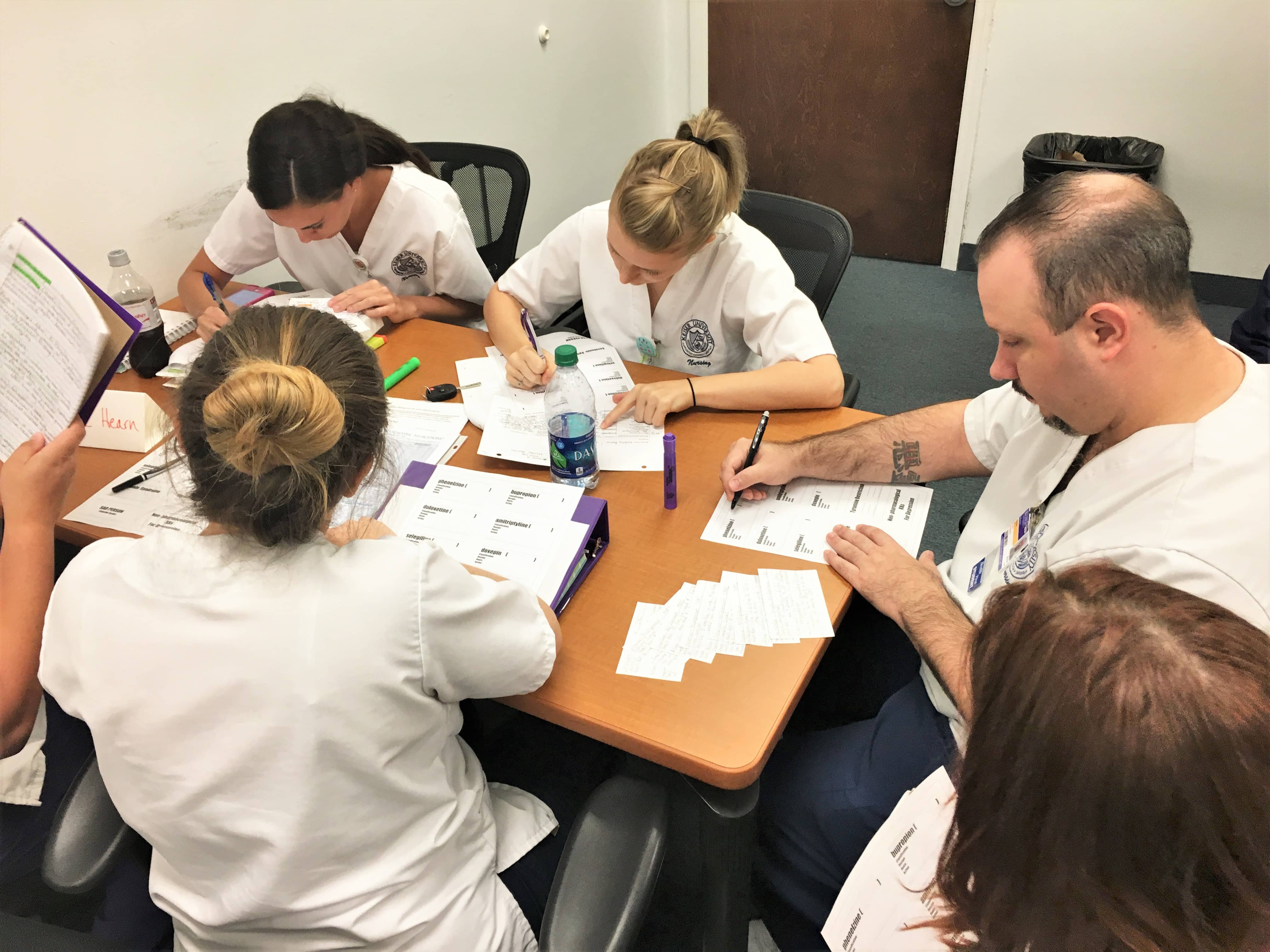 Melbourne Nursing Students Work on Team Planning