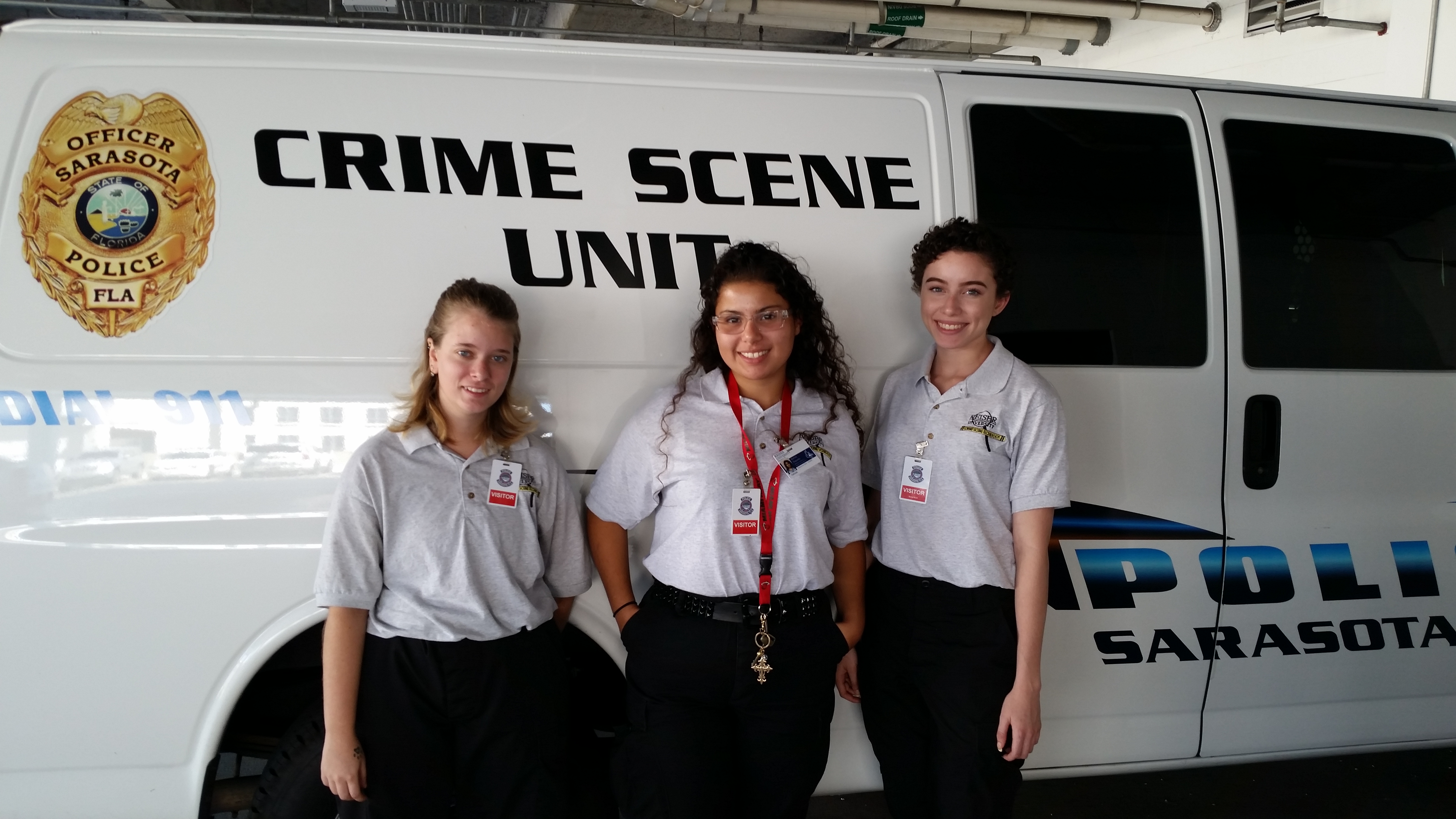 Forensic Investigation Students Visit the Sarasota PD
