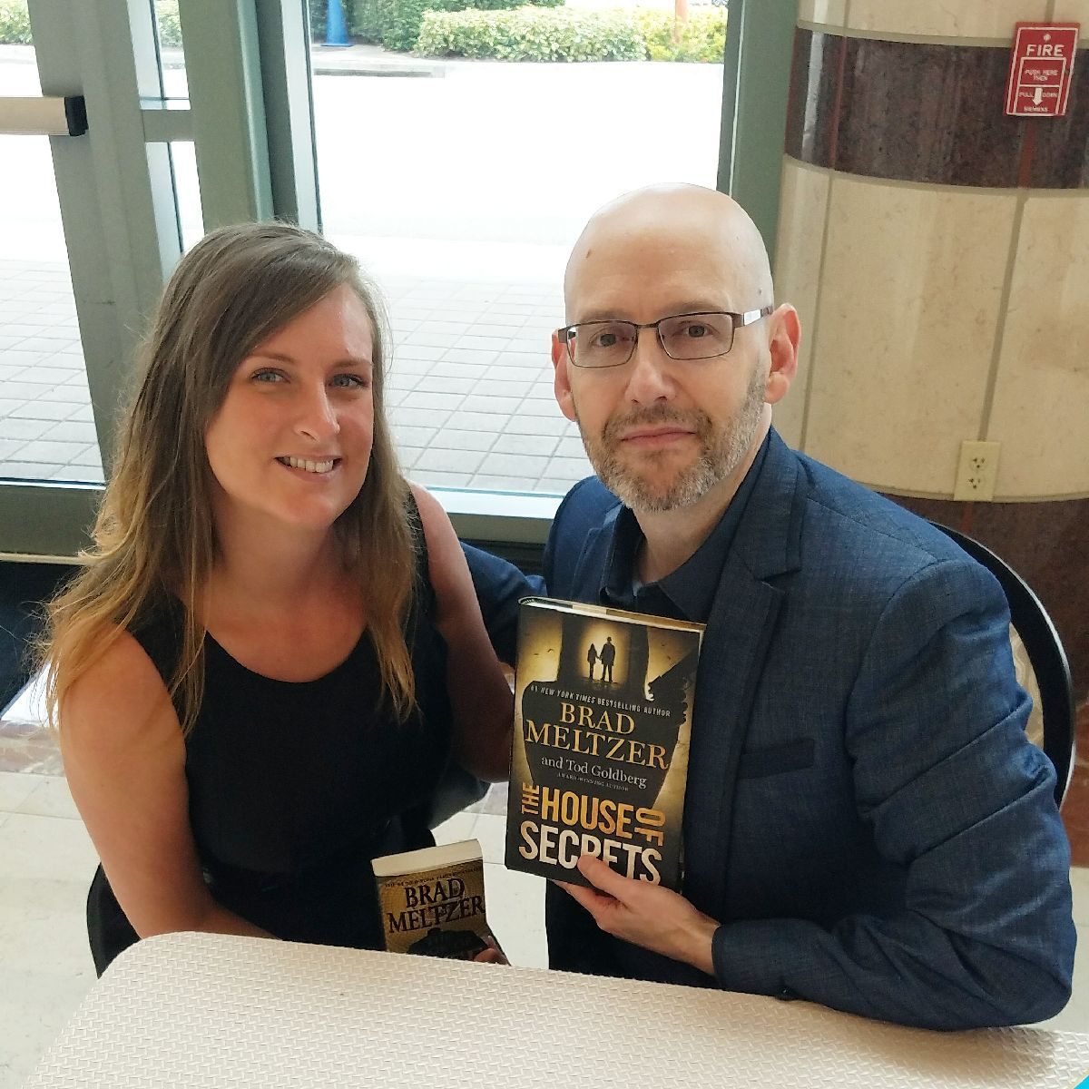 West Palm Beach Students Meet Brad Meltzer at Forum Club