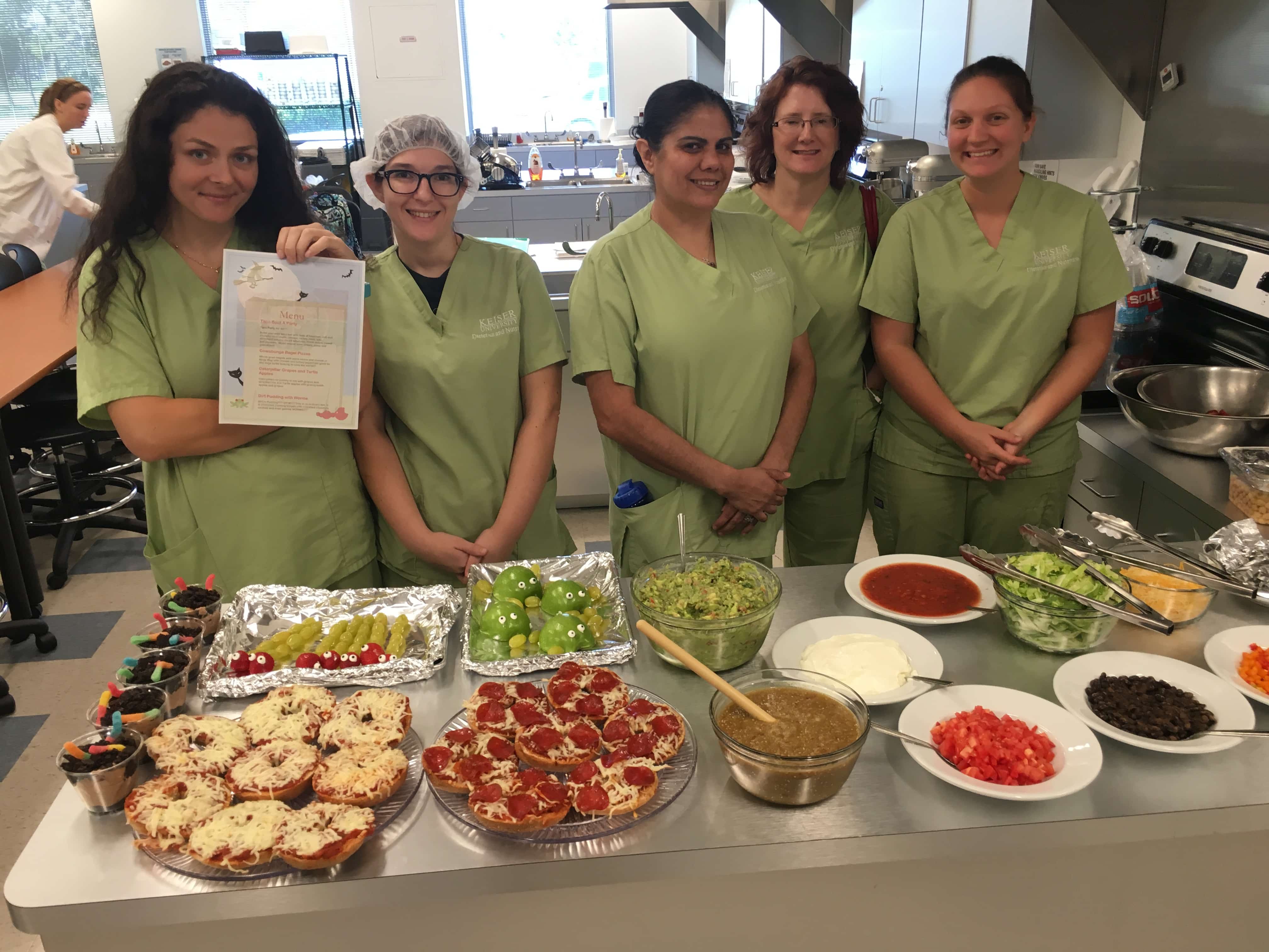 Dietetics & Nutrition Students Create Clinical Pediatric Menu Items