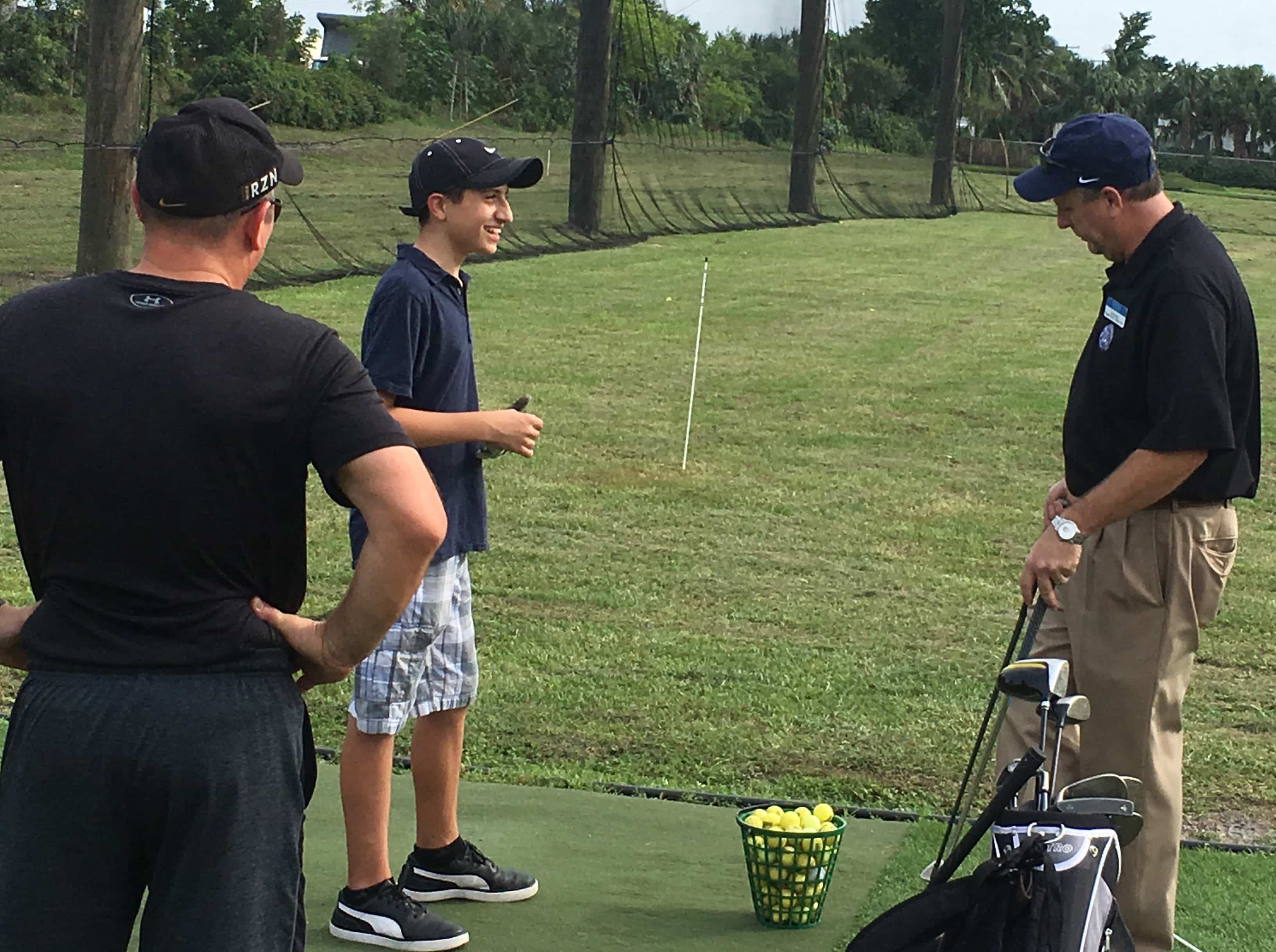 High School Golf Team Members Enjoy Lesson from KU’s PGA Master Professionals