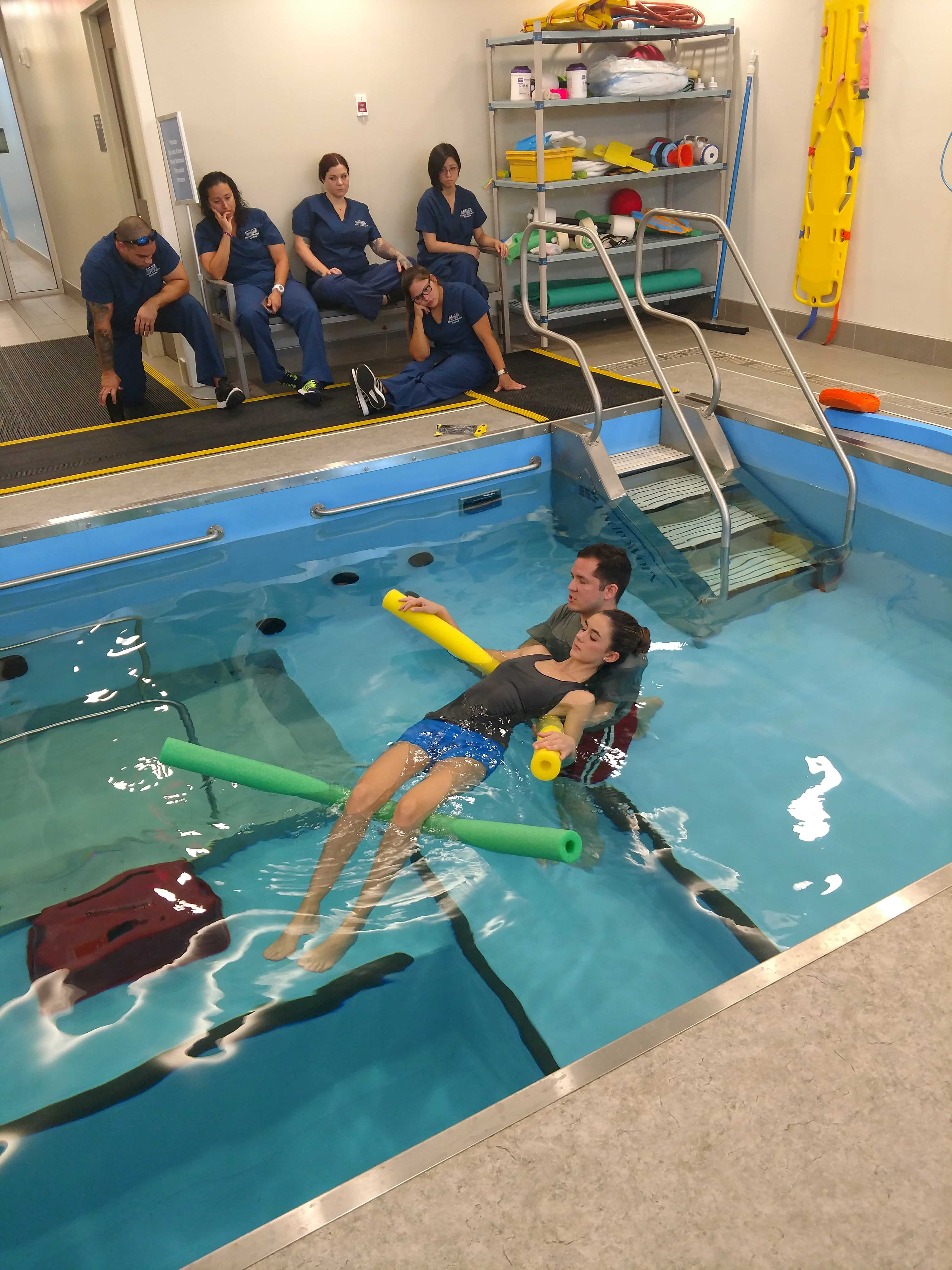 Lakeland Students Visit an Aquatic Therapy Facility