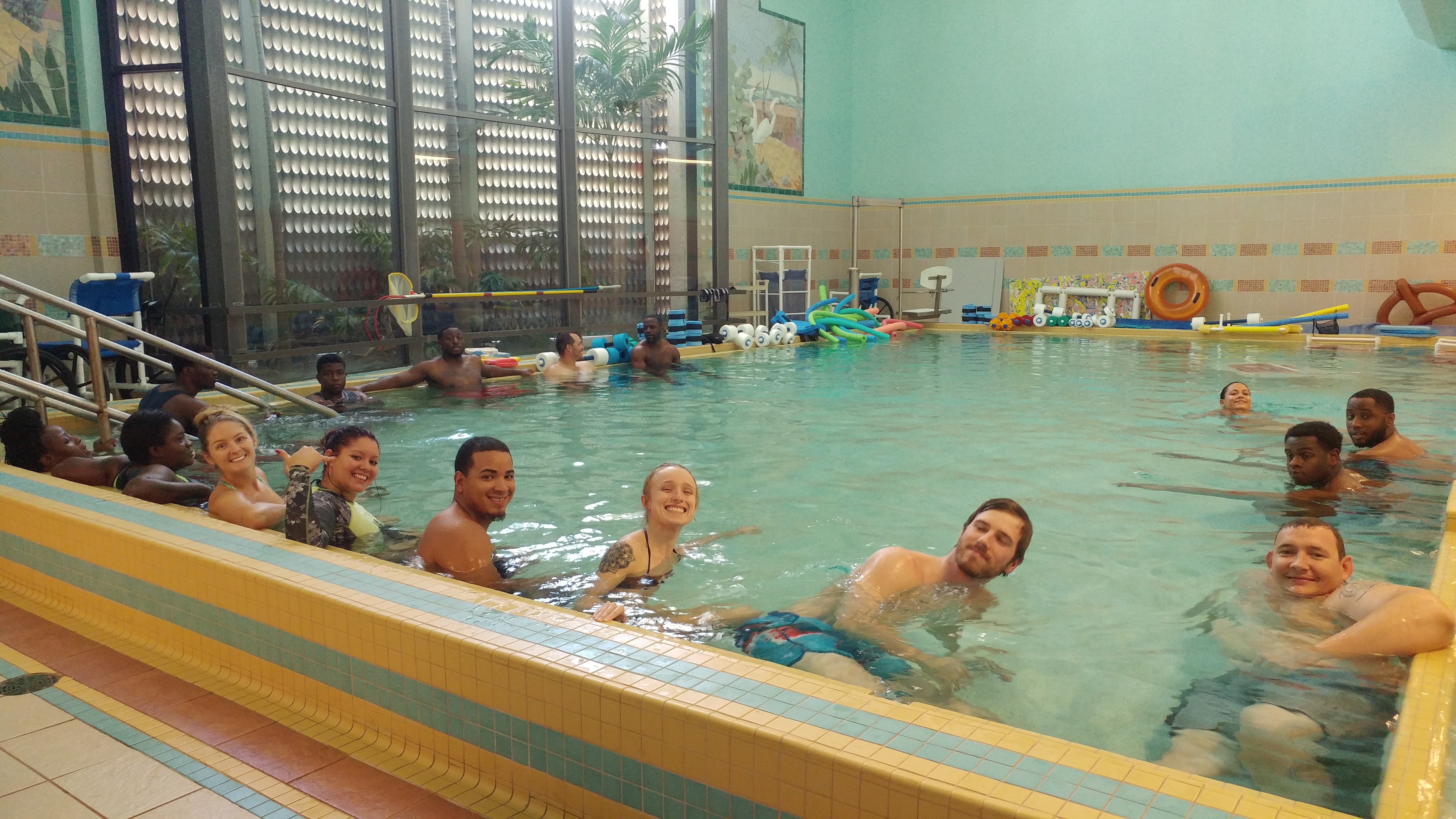 PTA Students Participate in Aquatic Therapy