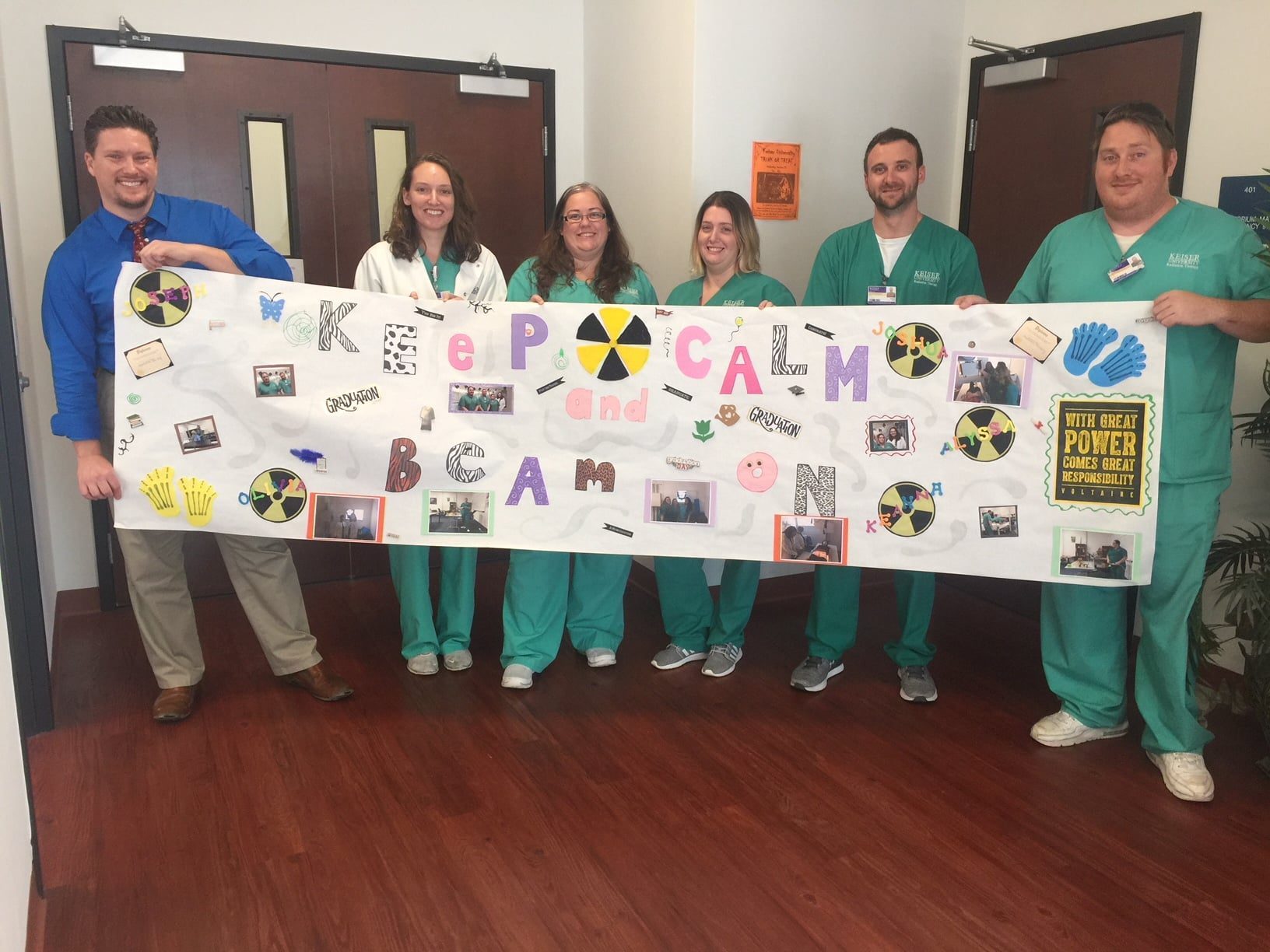 Radiation Therapy Students Celebrate Last Day