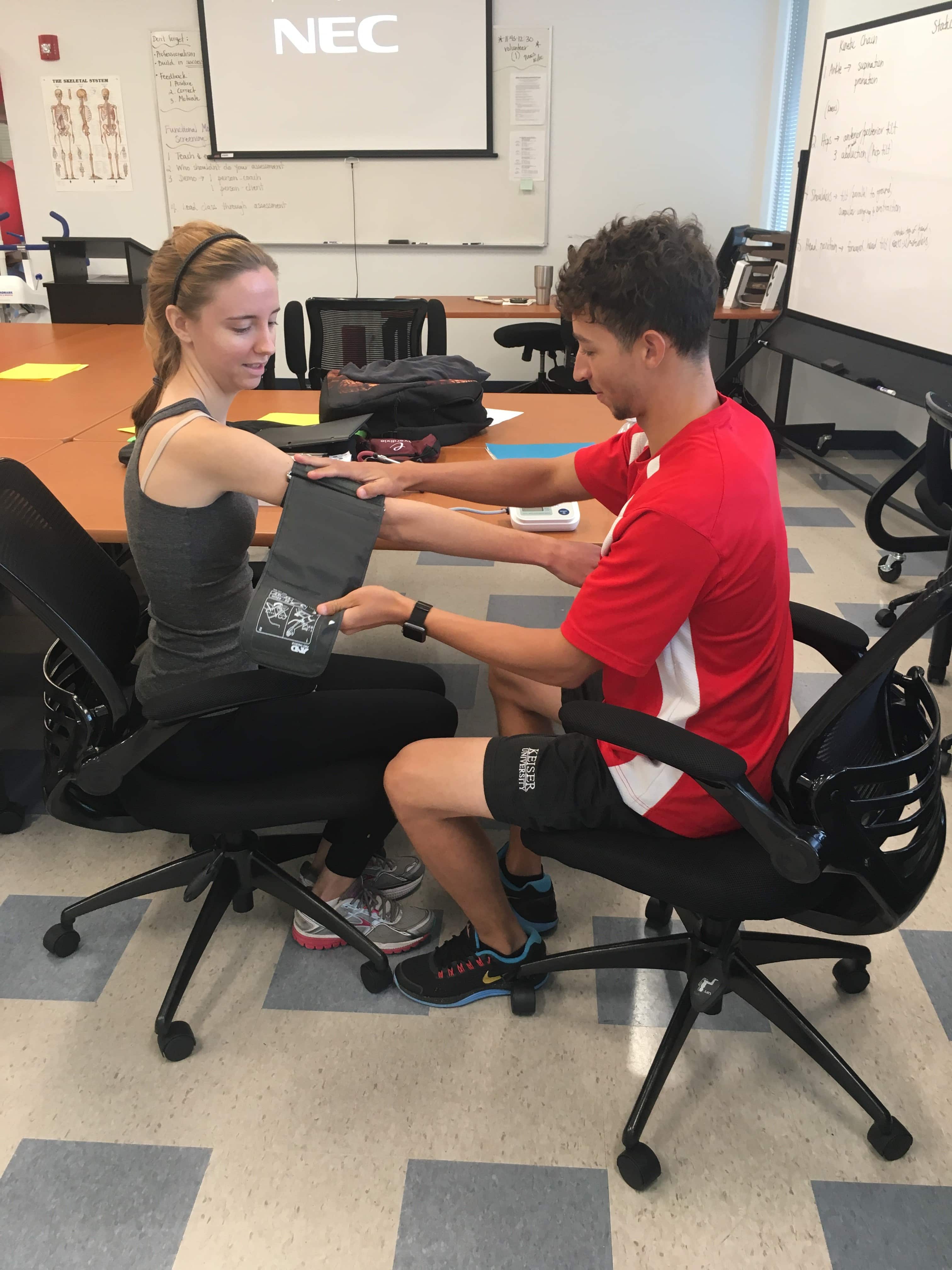 SMFT Students Prepare for ACE Personal Trainer Certification Exam