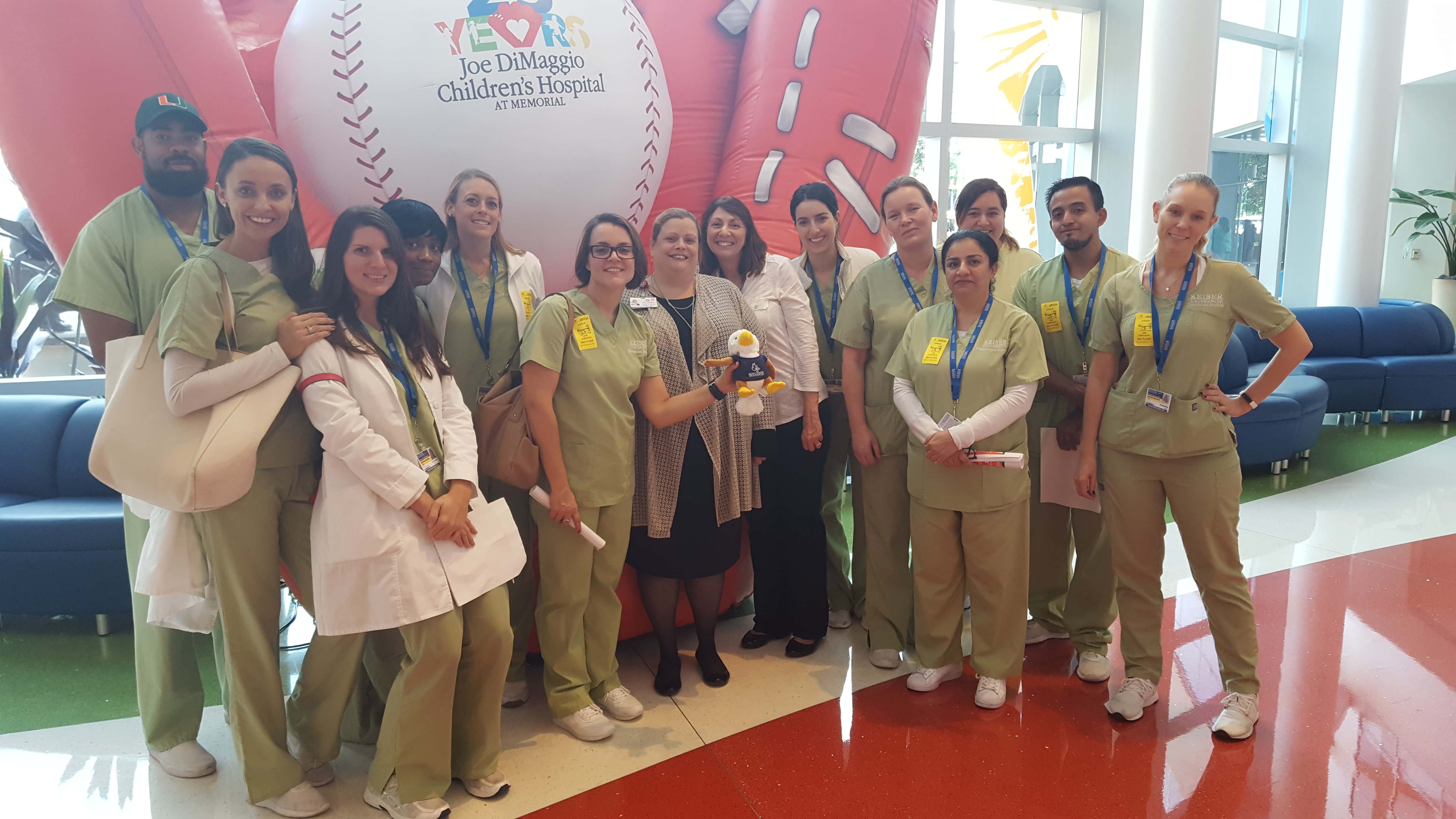 Pembroke Pines Students Tour Joe DiMaggio Children’s Hospital