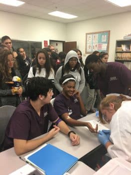 Hs Field Trip Nov 2017 1 - Pine Ridge High School's Health Academy Visits The Daytona Campus - Community News