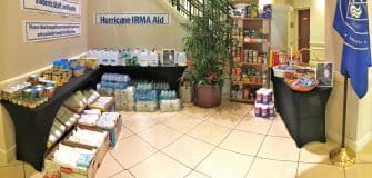 Hurricane Irma unused supply drive Sept. 2017