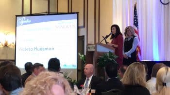 Lrba Violeta Nov 2017 2 - Sarasota's Violeta Huesman Wins Coveted Volunteer Of The Year Award From Lakewood Ranch Business Alliance - Community News